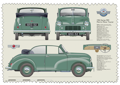 Morris Minor Tourer Series MM 1950-52 Glass Cleaning Cloth